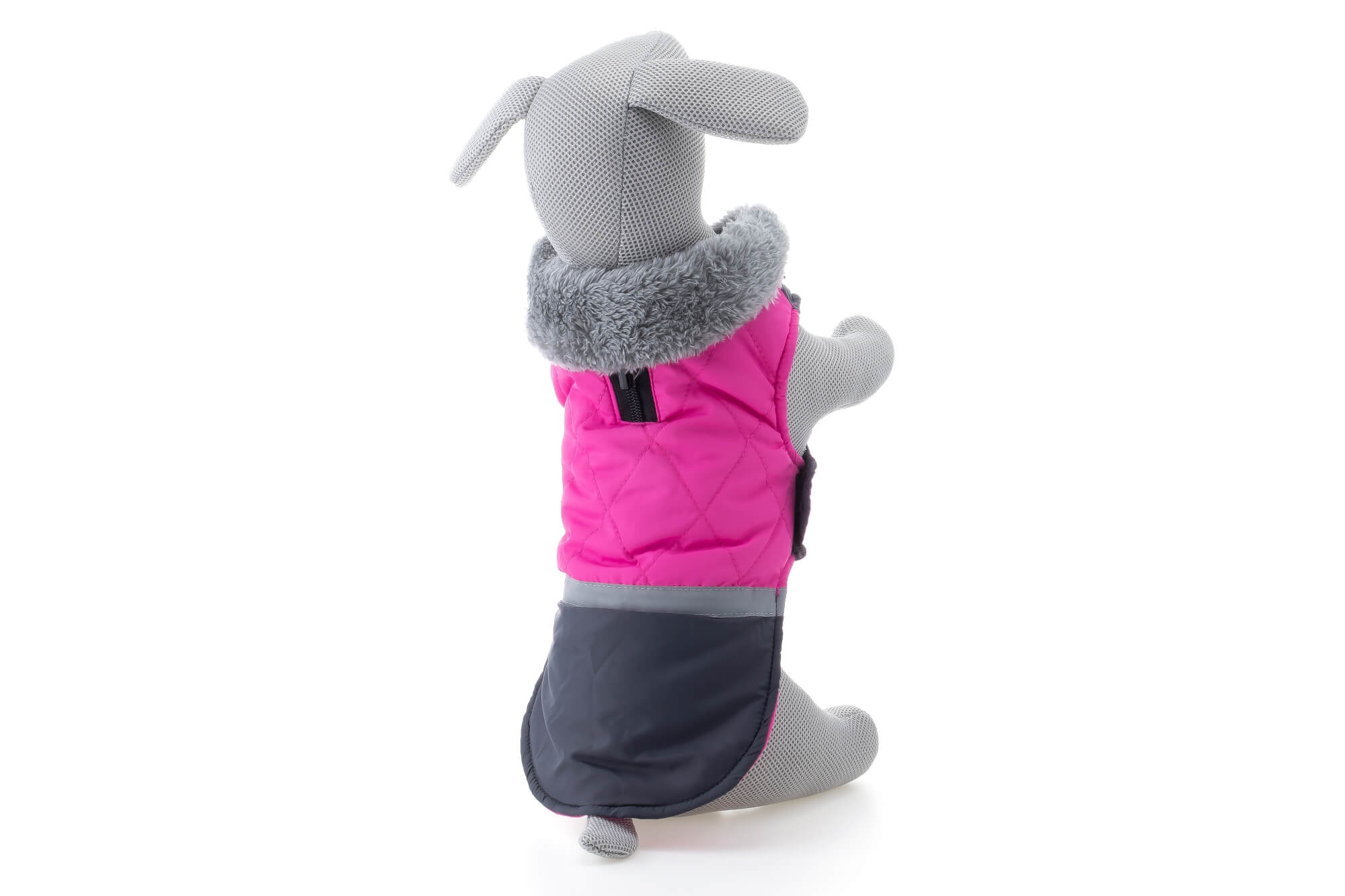 Vsepropejska Fogy stylová bunda pro psa Barva: Růžová, Délka zad (cm): 36, Obvod hrudníku: 56 - 64 cm