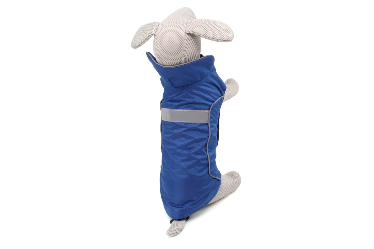 Levně Arif zimní bunda pro psa Barva: Modrá, Délka zad (cm): 51, Obvod hrudníku: 66 - 76 cm