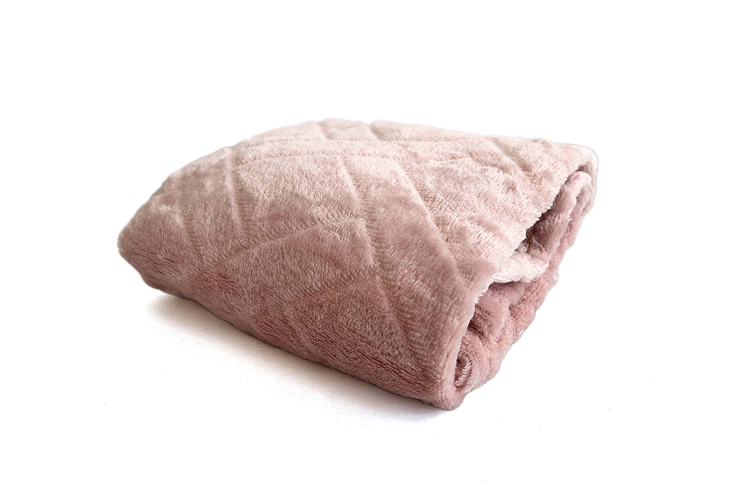 Vsepropejska Ella růžová deka pro psa Barva: Starorůžová vzor, Rozměr (cm): 100 x 68