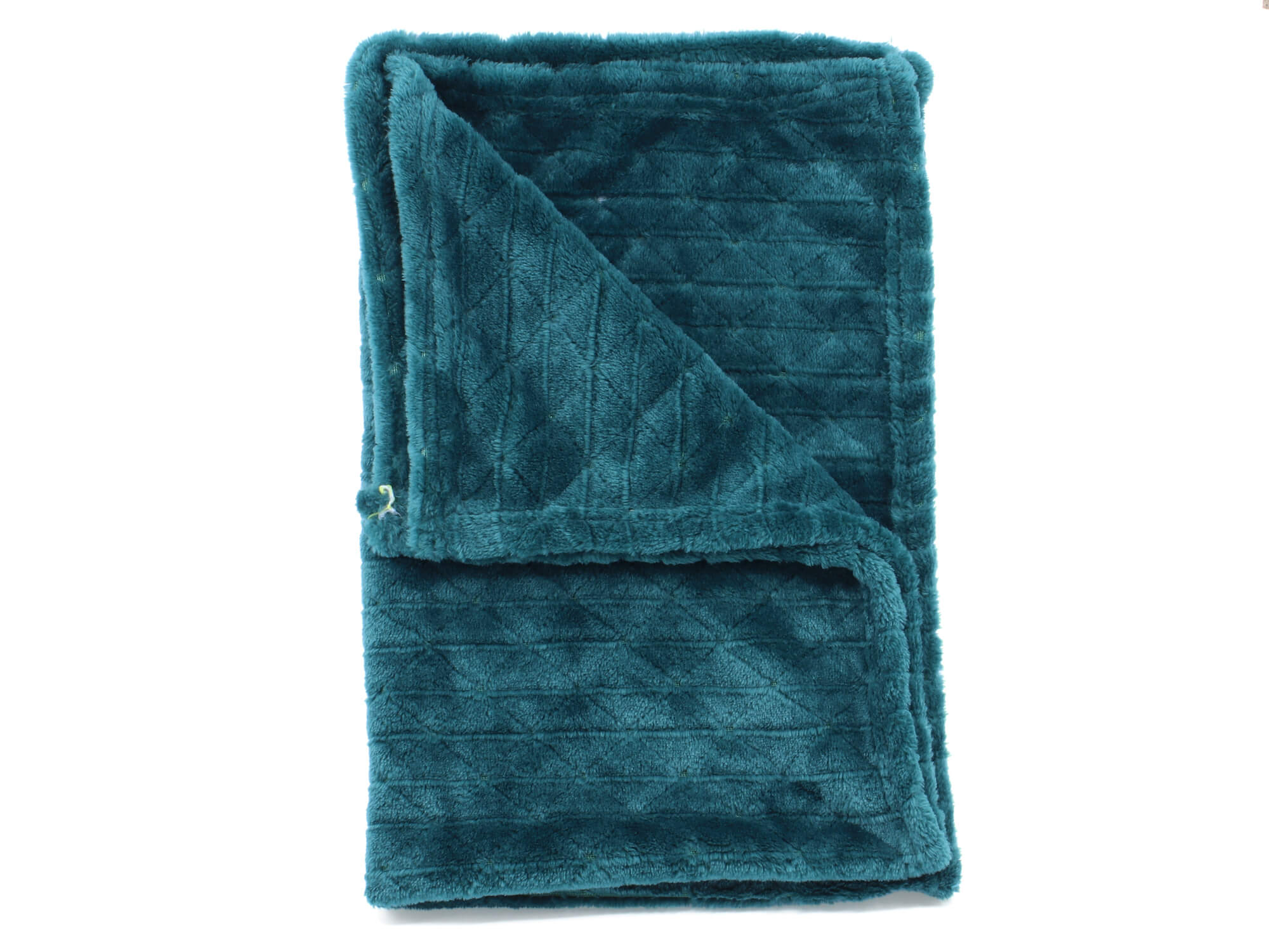 Vsepropejska Ella zelená fleecová deka pro psa Barva: Kapradinová, Rozměr (cm): 65 x 45