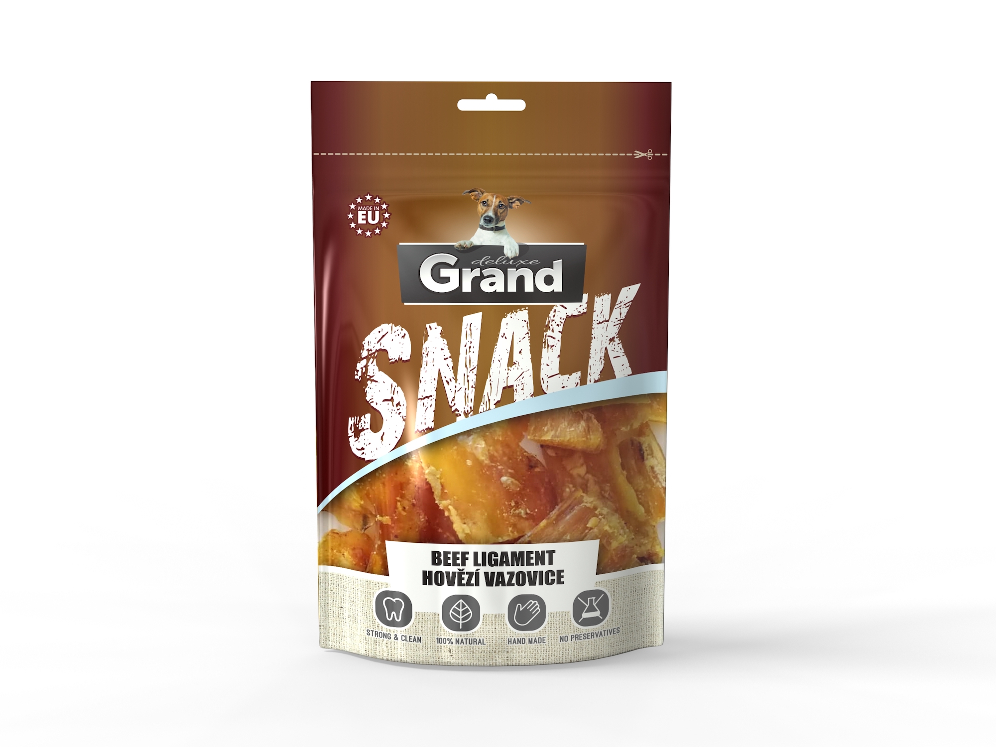 Grand deluxe snack sušená hovězí vazovice pro psa | 150g