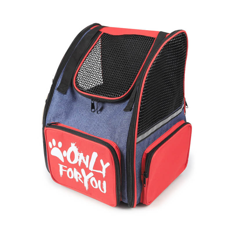 Fído červený batoh pro psa | do 3 Kg