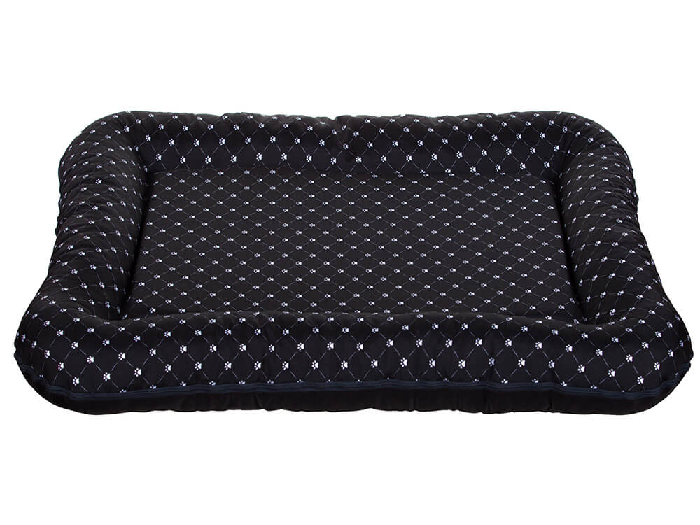 Vsepropejska Washable černá matrace pro psa s tlapkami na ZIP Barva: Černá, Rozměr (cm): 70 x 60