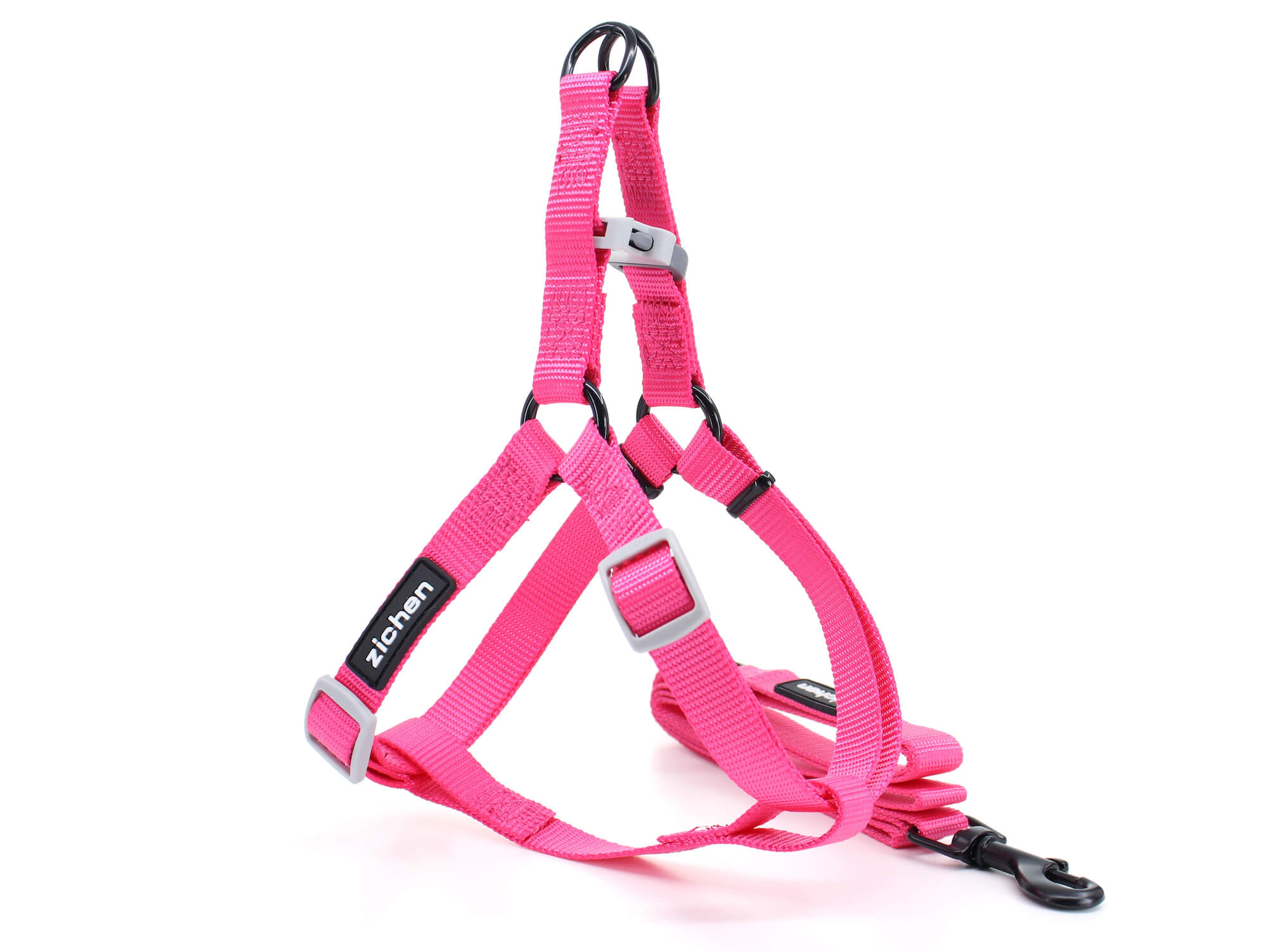 Vsepropejska Georgia růžový postroj pro psa s vodítkem Barva: Růžová, Obvod hrudníku: 32 - 46 cm