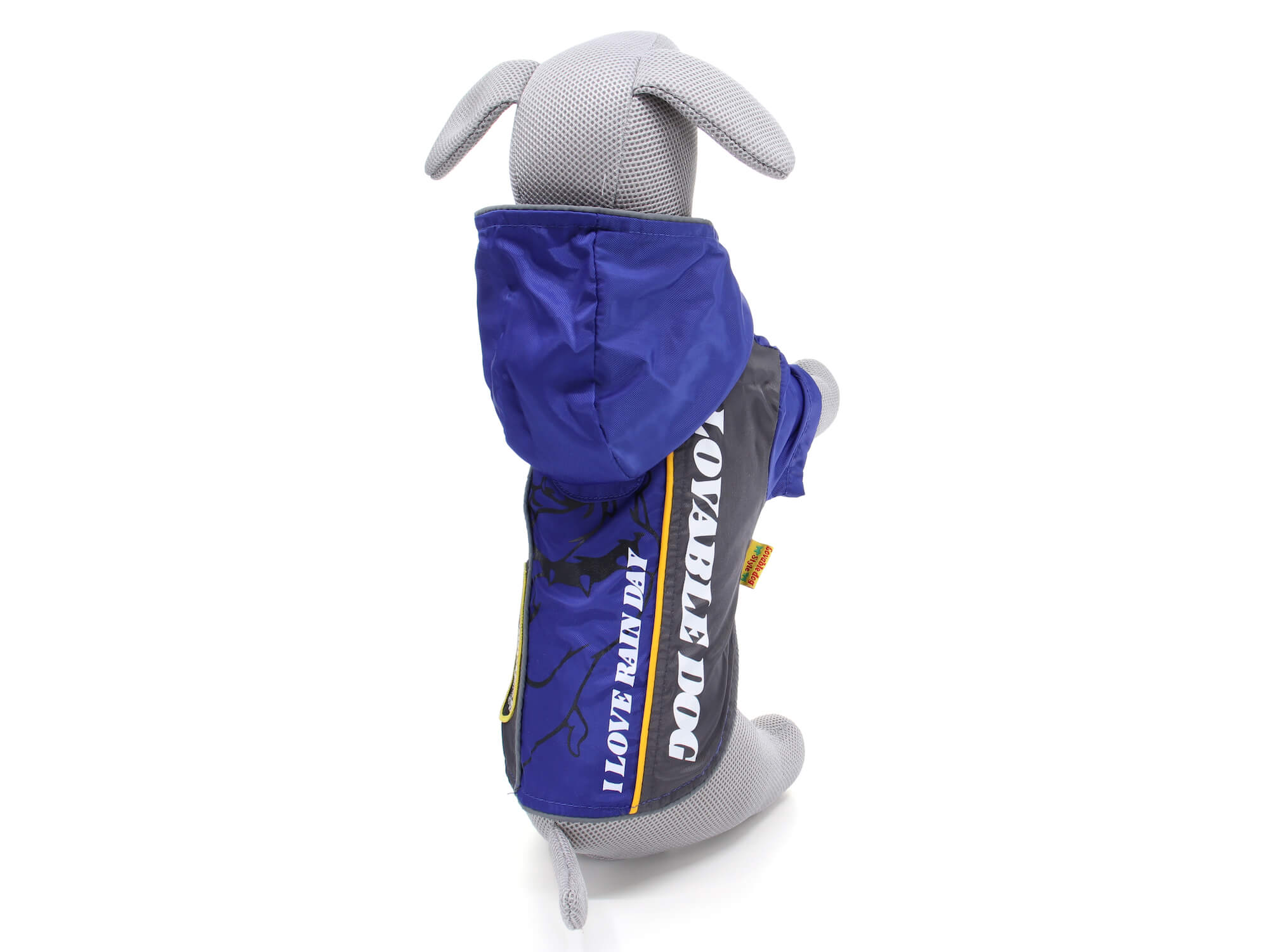 Vsepropejska Alba sportovní pláštěnka pro psa Barva: Modrá, Délka zad (cm): 20, Obvod hrudníku: 32 - 36 cm