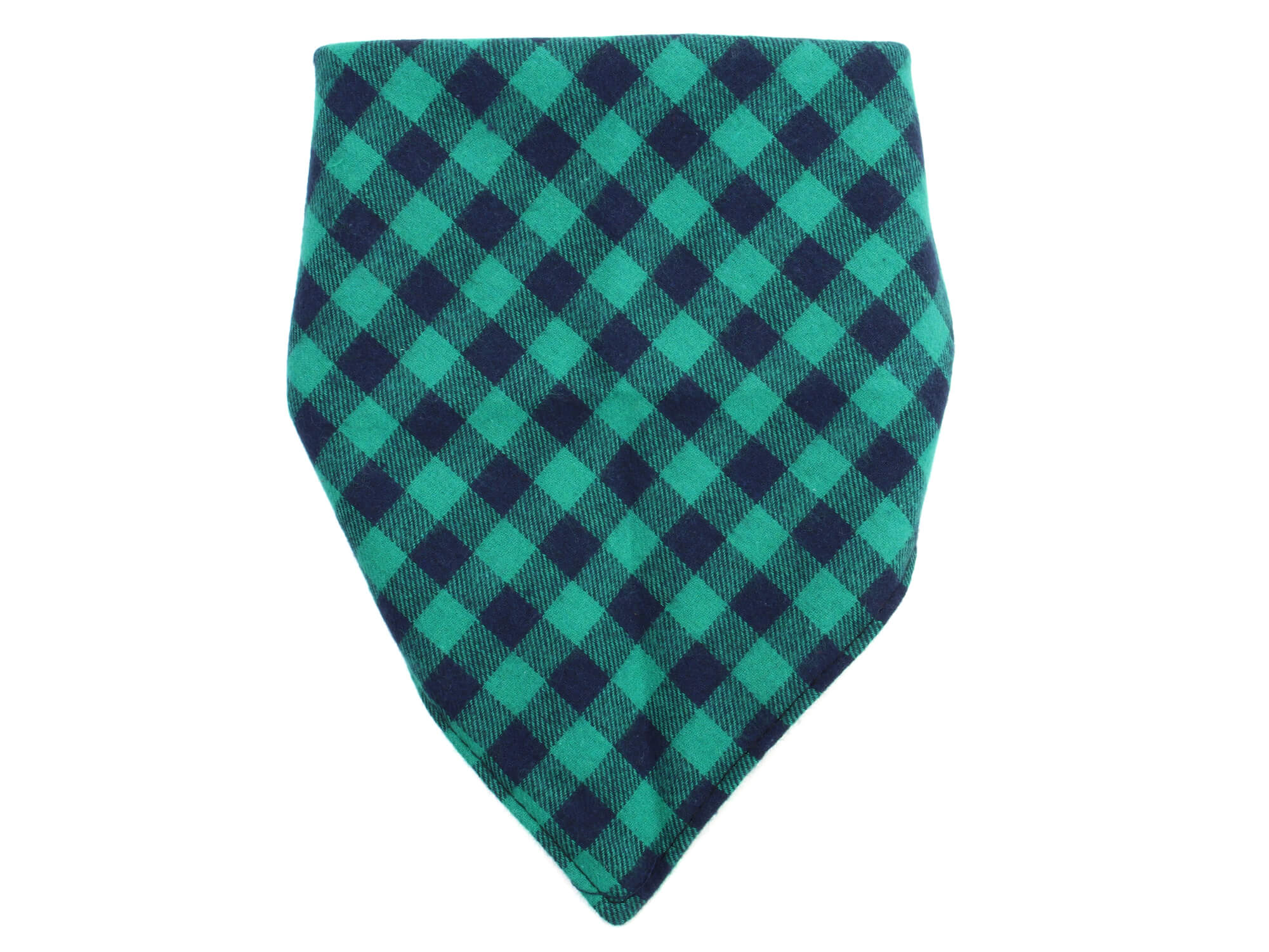 Levně Hansel zeleno-modrý károvaný šátek pro psa Obvod krku: 20 - 31 cm