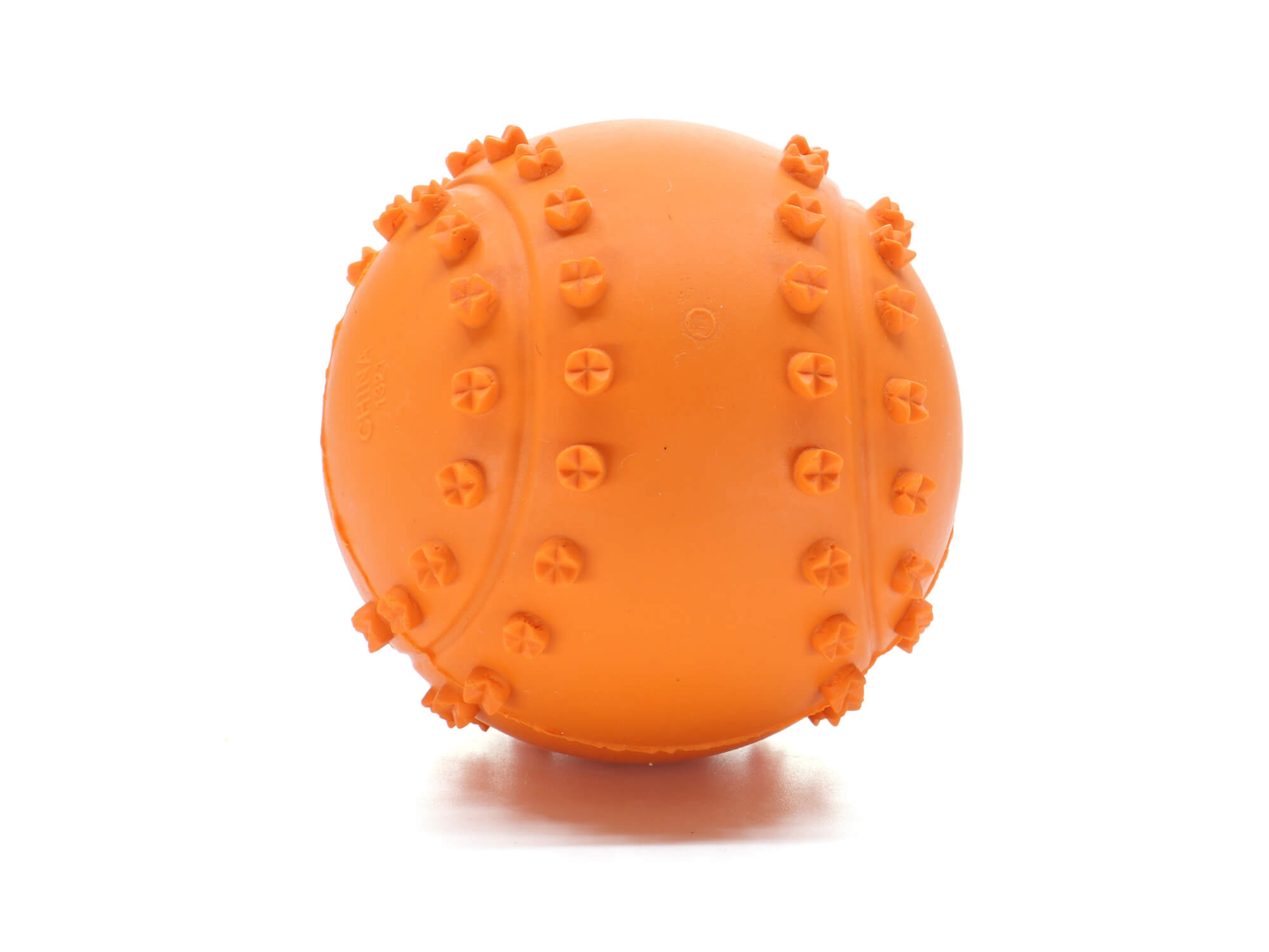 Vsepropejska Derby gumový míček pro psa | 6 cm Barva: Oranžová