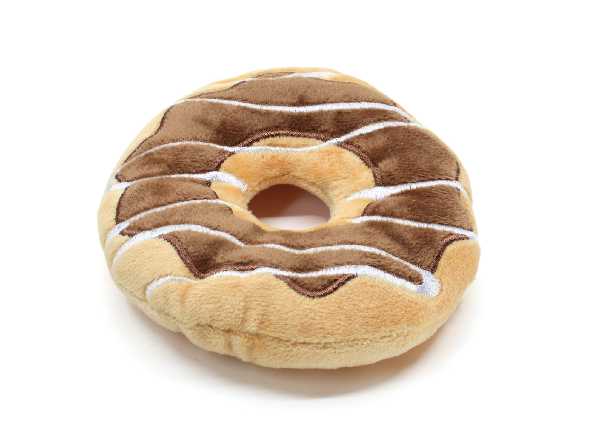 Vsepropejska Donut plyšová hračka pro psa | 13 cm Barva: Hnědá