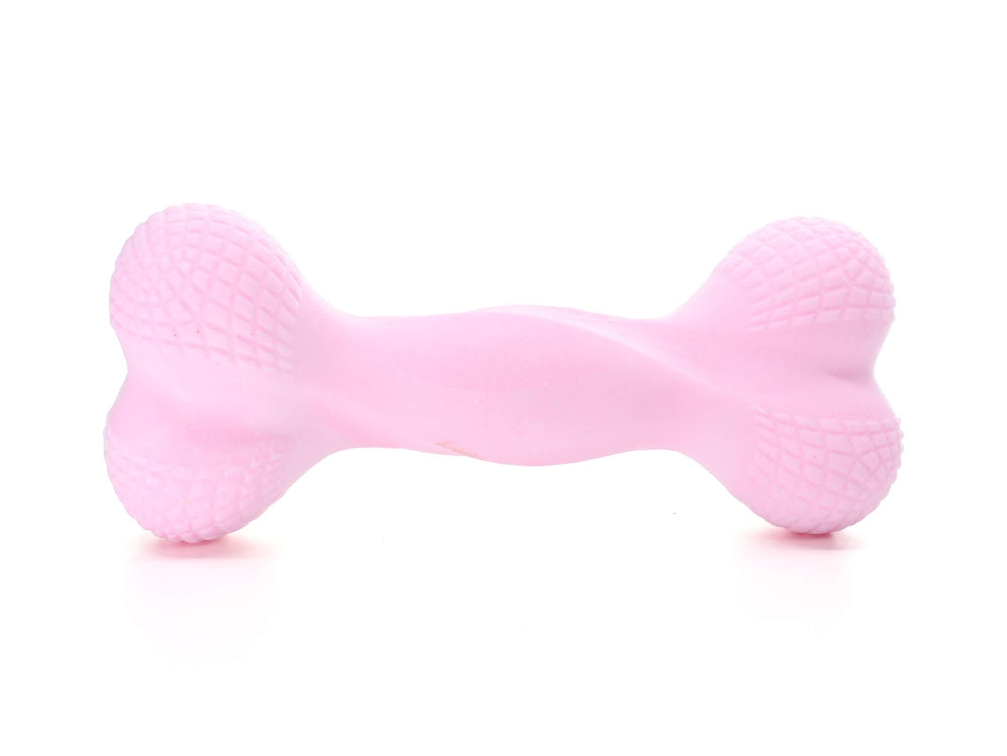 Vsepropejska Zub gumová kost pro psa | 15 cm Barva: Růžová