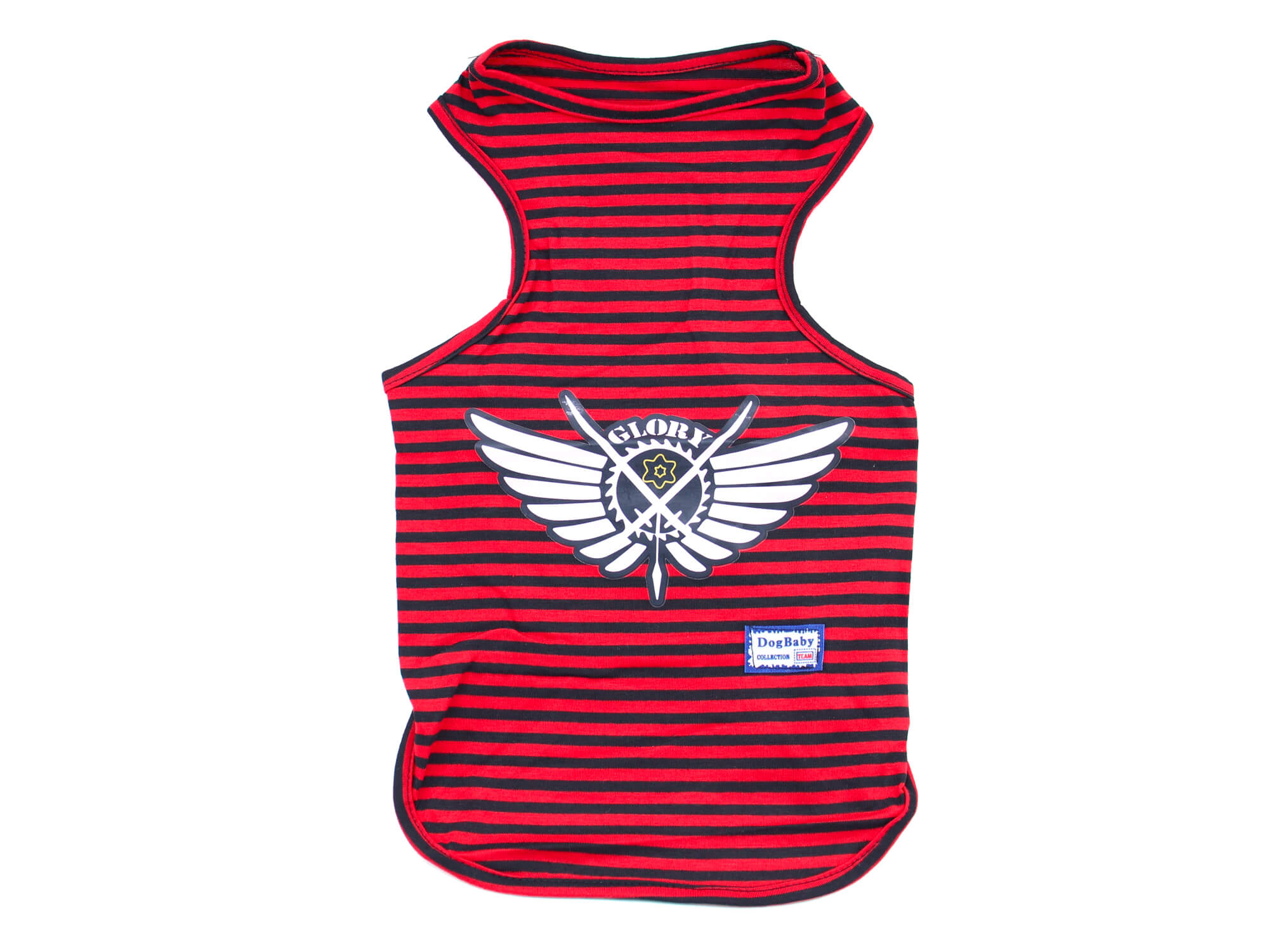 Vsepropejska Glory červené tričko pro psa Délka zad (cm): 35, Obvod hrudníku: 43 - 46 cm