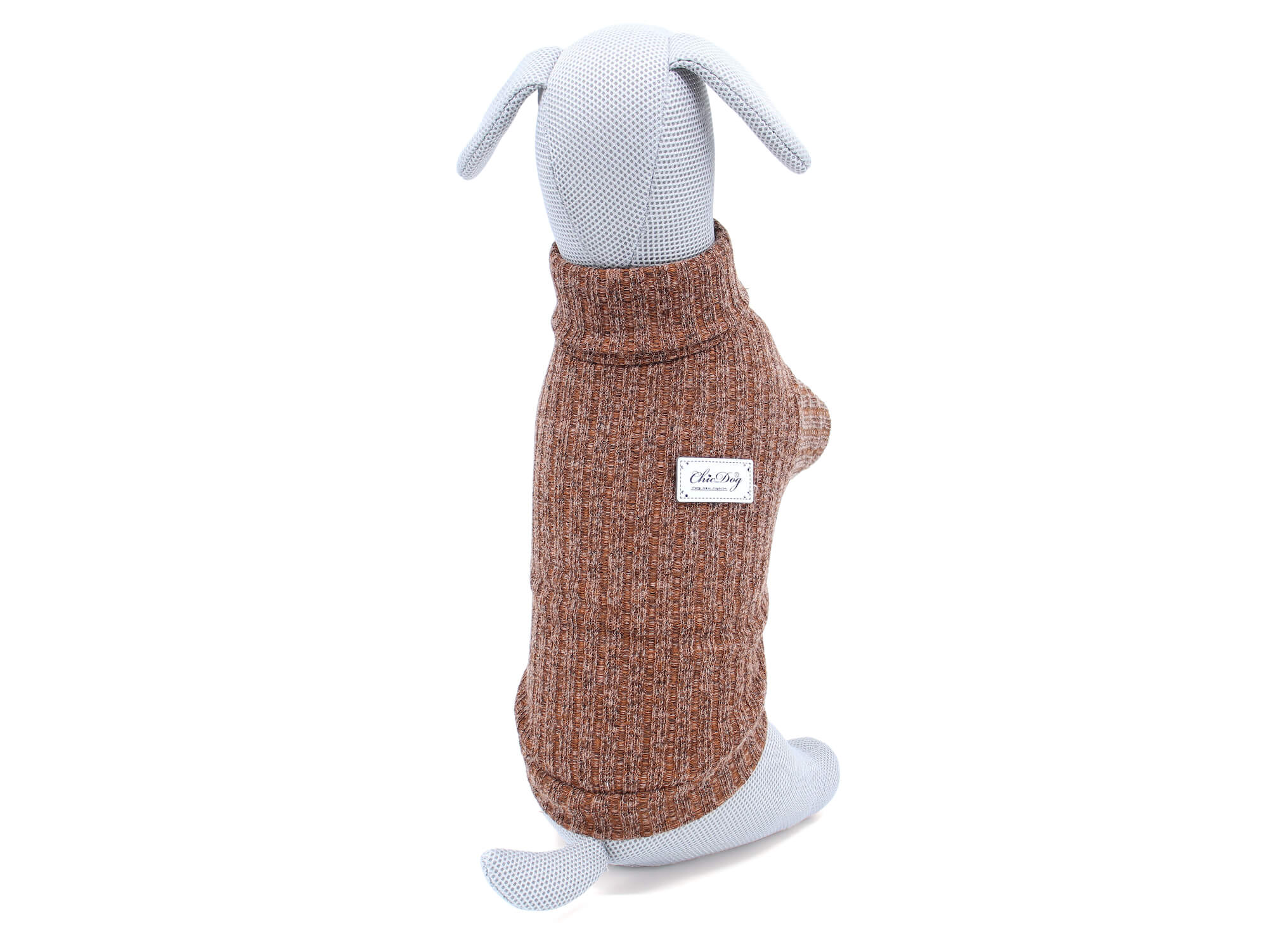 Levně Taima zateplený svetr pro psa Barva: Hnědá, Délka zad (cm): 18, Obvod hrudníku: 26 - 30 cm