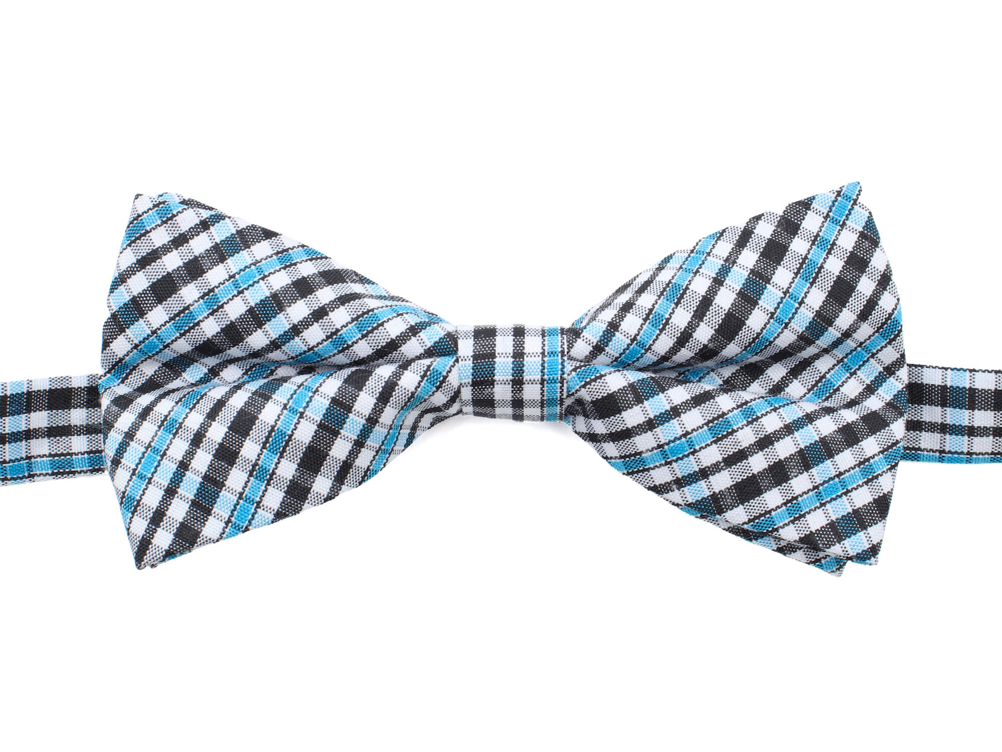 Vsepropejska Britain modrý károvaný motýlek pro psa | 20 - 44 cm Barva: Modrá