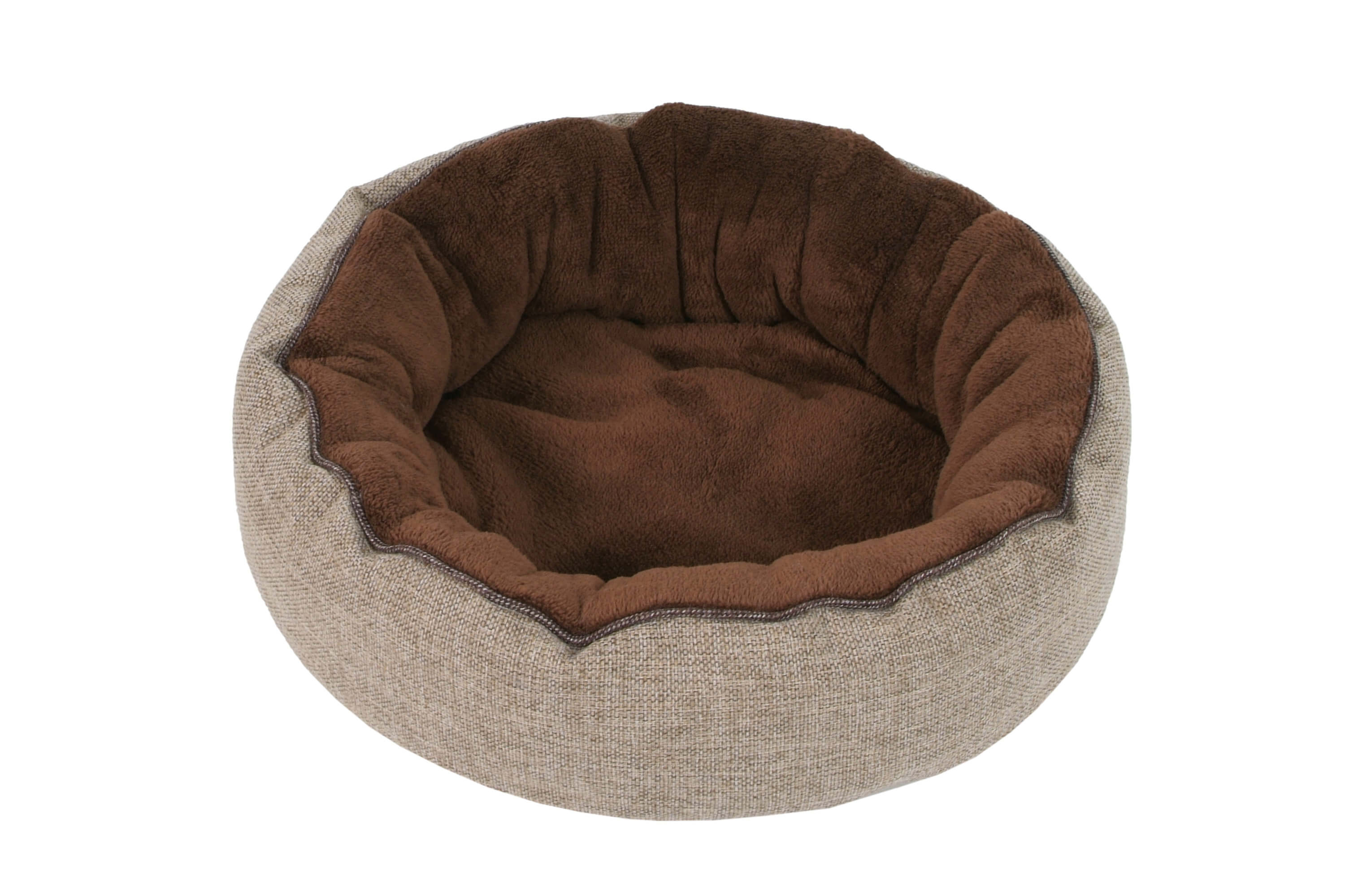 I love pets Emily světle hnědý kulatý pelech pro psa Barva: Hnědá, Rozměr (cm): 65