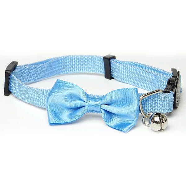Vsepropejska Bell modrý motýlek pro psa s rolničkou | 21 - 33 cm
