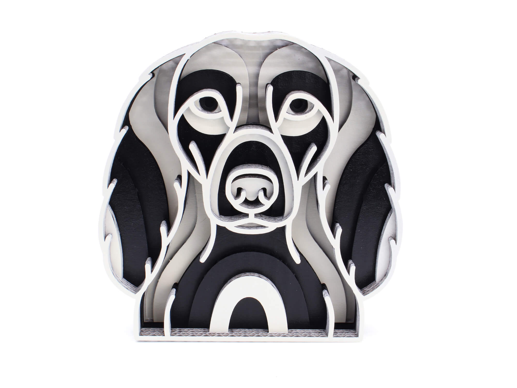 Vsepropejska Mandala Jezevčík dekorace na stůl Barva: Hnědá, Rozměr (cm): 15 x 14,5