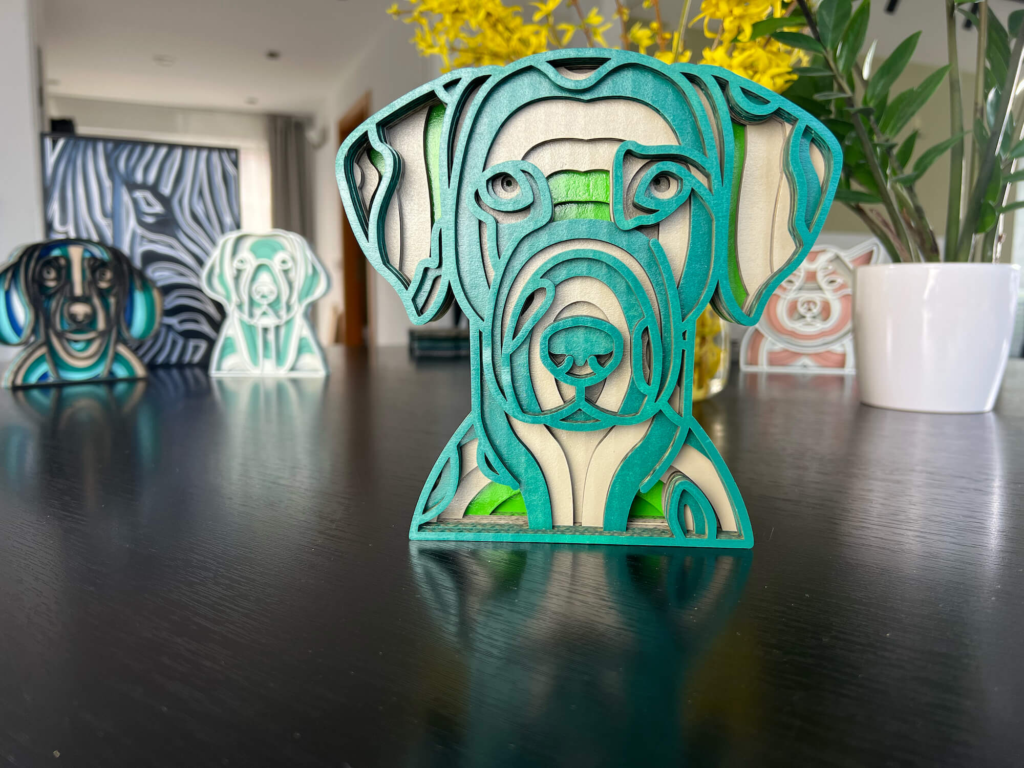 Vsepropejska Mandala Dalmatin dekorace na stůl Barva: Vyrob si, Rozměr (cm): 18 x 18, Druh: Dřevěná