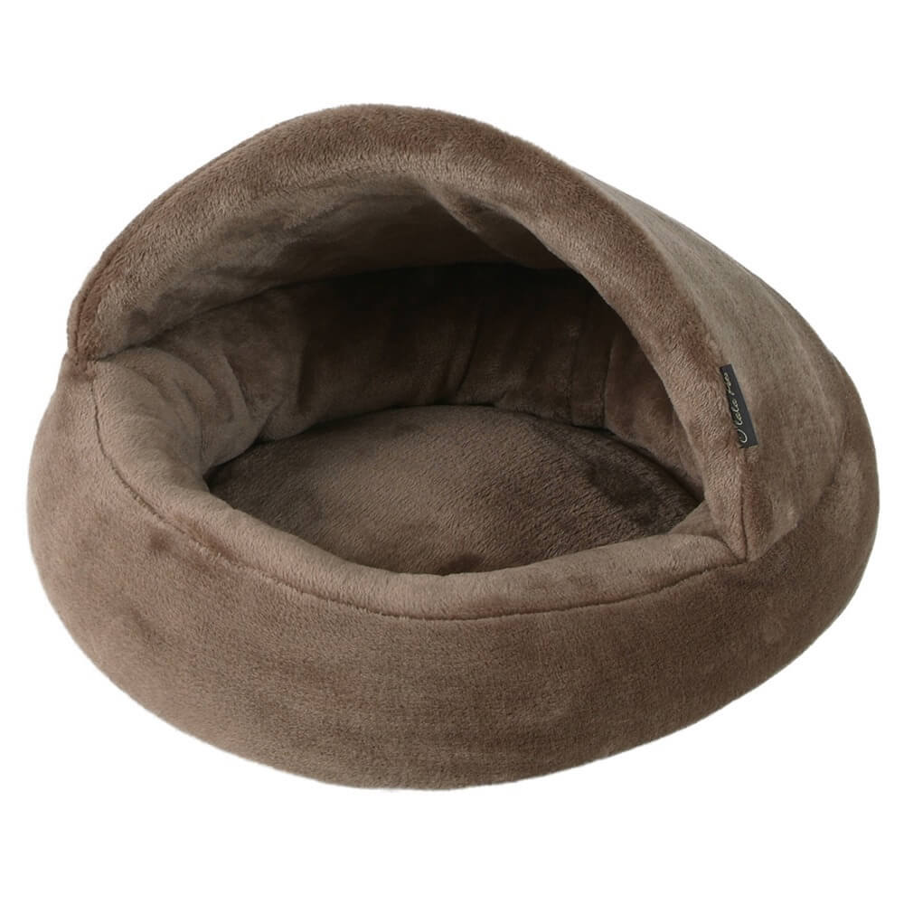 I love pets Afrodithe hnědé iglu pro psa z fleecu Rozměr (cm): 45