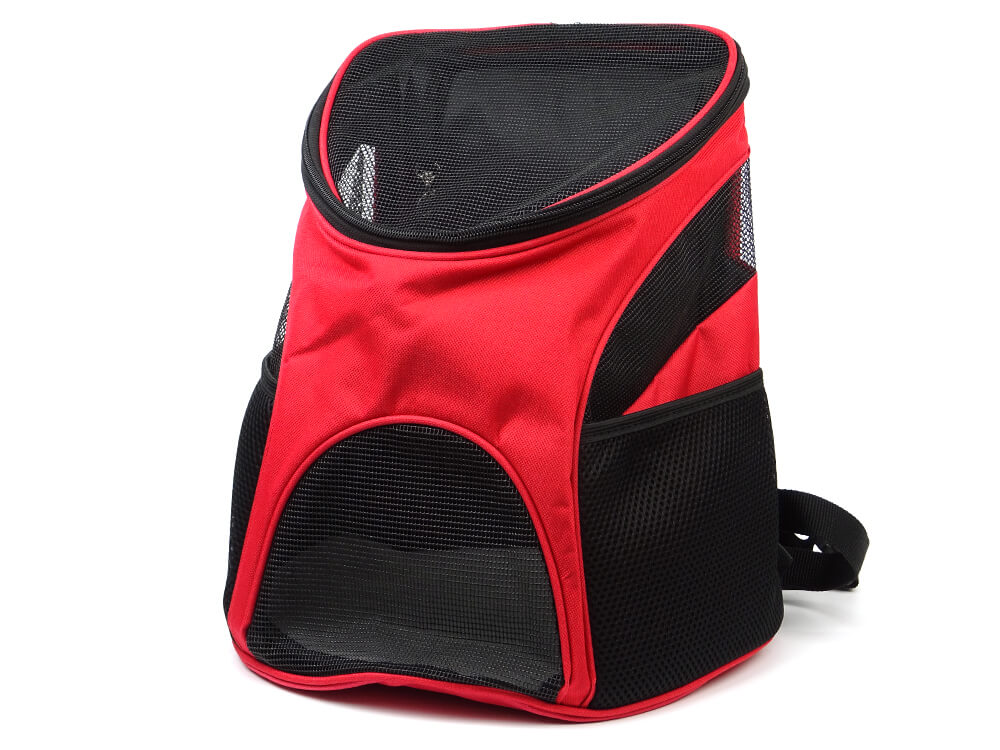 Vsepropejska Basic červený batoh pro psa