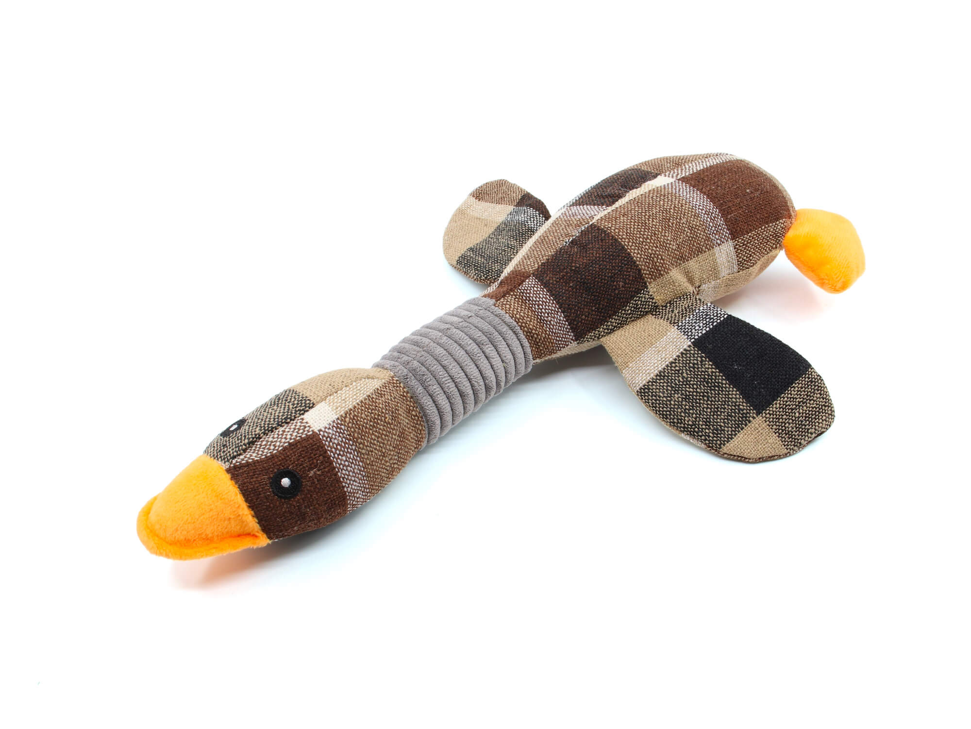 Vsepropejska Crosby plyšová kachna pro psa | 37 cm Barva: Hnědá