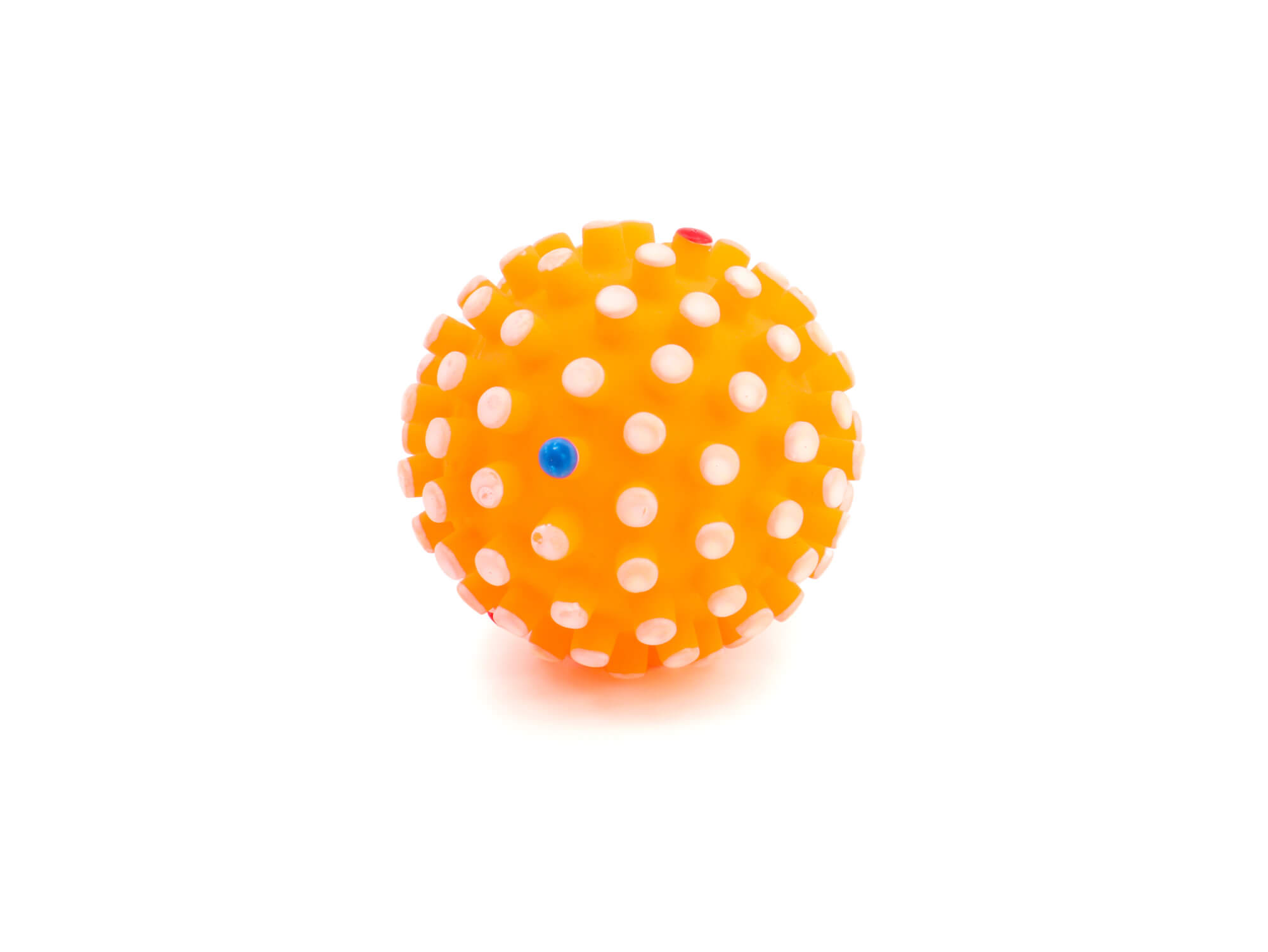 Vsepropejska Aura gumový míček pro psa Barva: Oranžová, Průměr: 6 cm