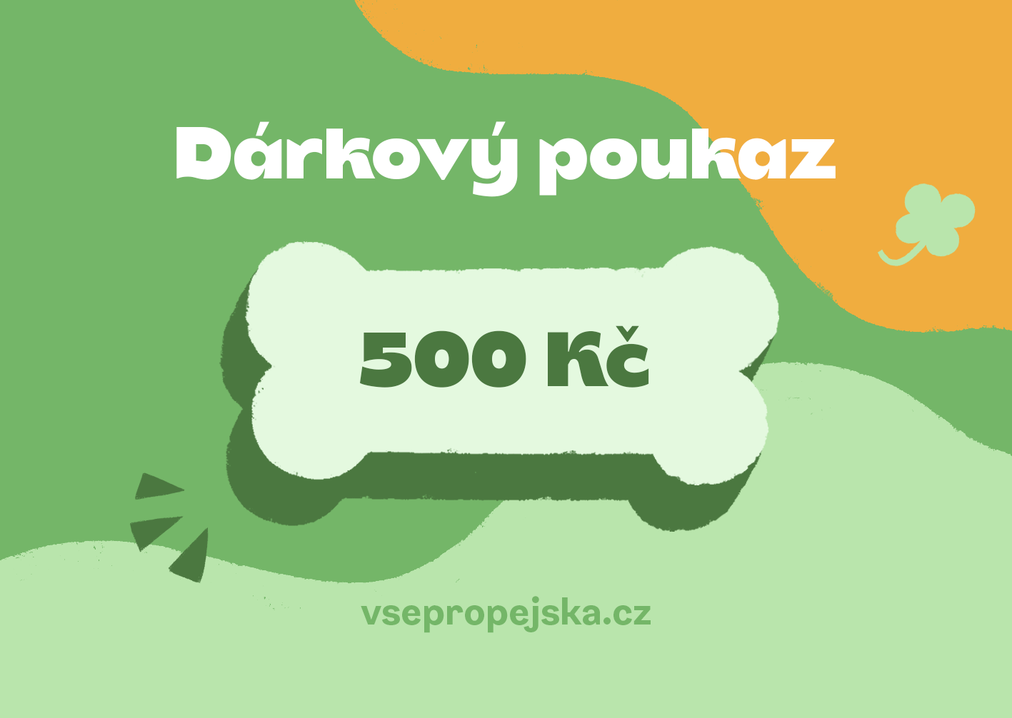 Levně Gift dárkový poukaz Typ: 500 Kč