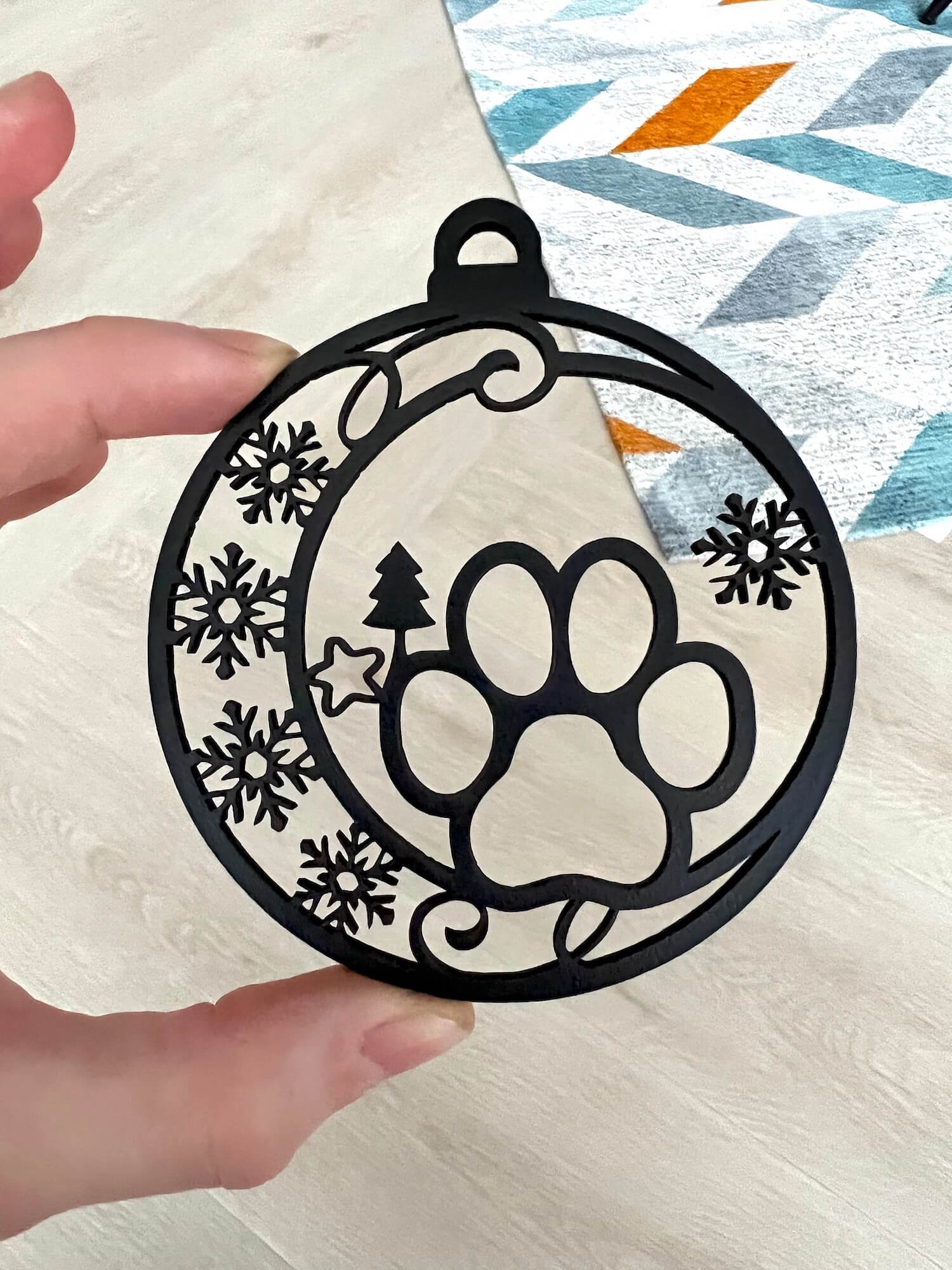 Vsepropejska Vánoční pes ozdoby baňka 1 Rozměr (cm): 6