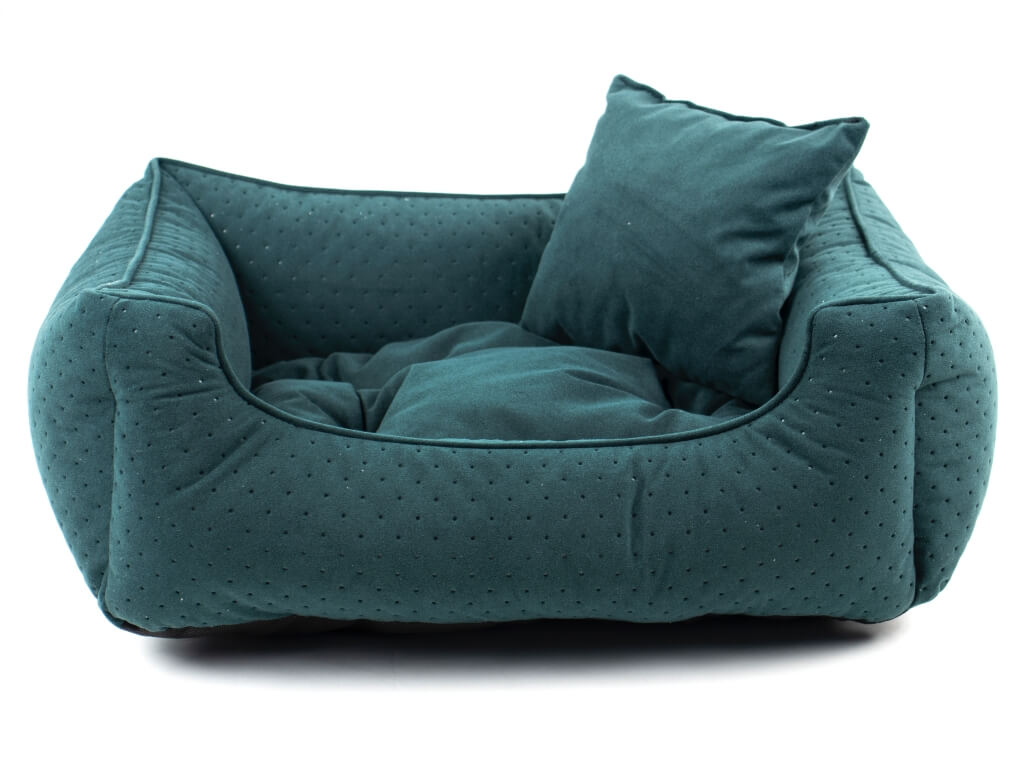 Vsepropejska Snug tmavě zelený pelech pro psa Barva: Tmavě zelená, Rozměr (cm): 55 x 45