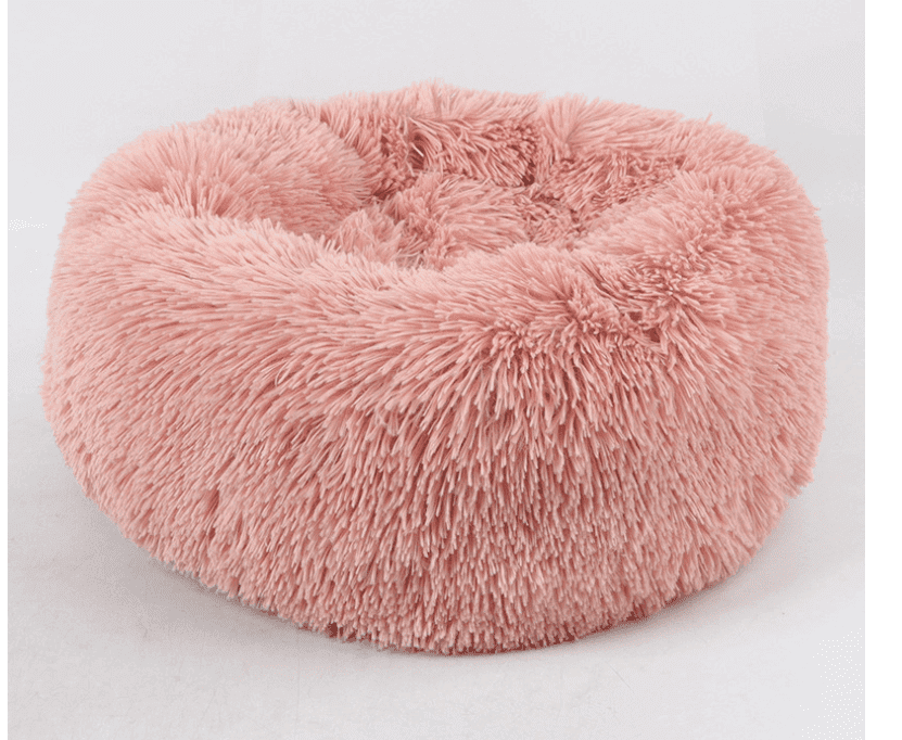 Vsepropejska Hairy růžový chlupatý pelech pro psa