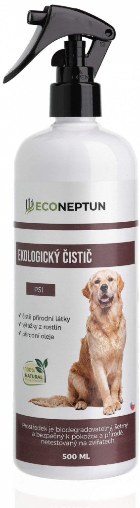 EcoNeptun Ekologický čistič moči, slin natural 400 ml + 100 ml zdarma