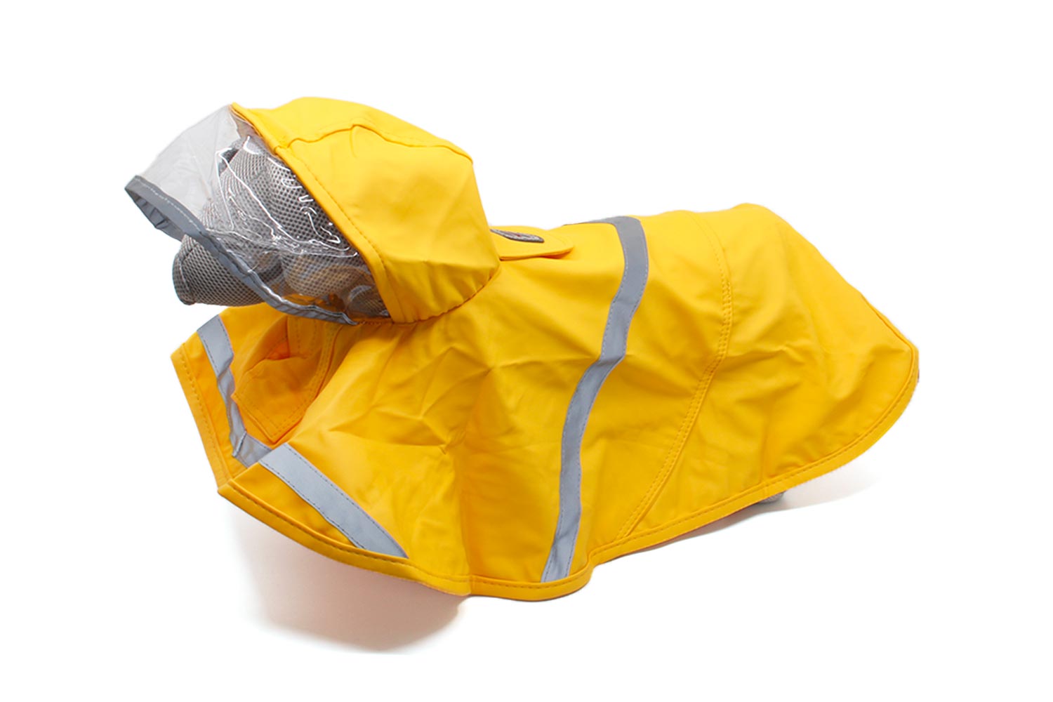 Vsepropejska Sera pláštěnka pro psa Barva: Žlutá, Délka zad (cm): 30, Obvod hrudníku: 38 - 42 cm