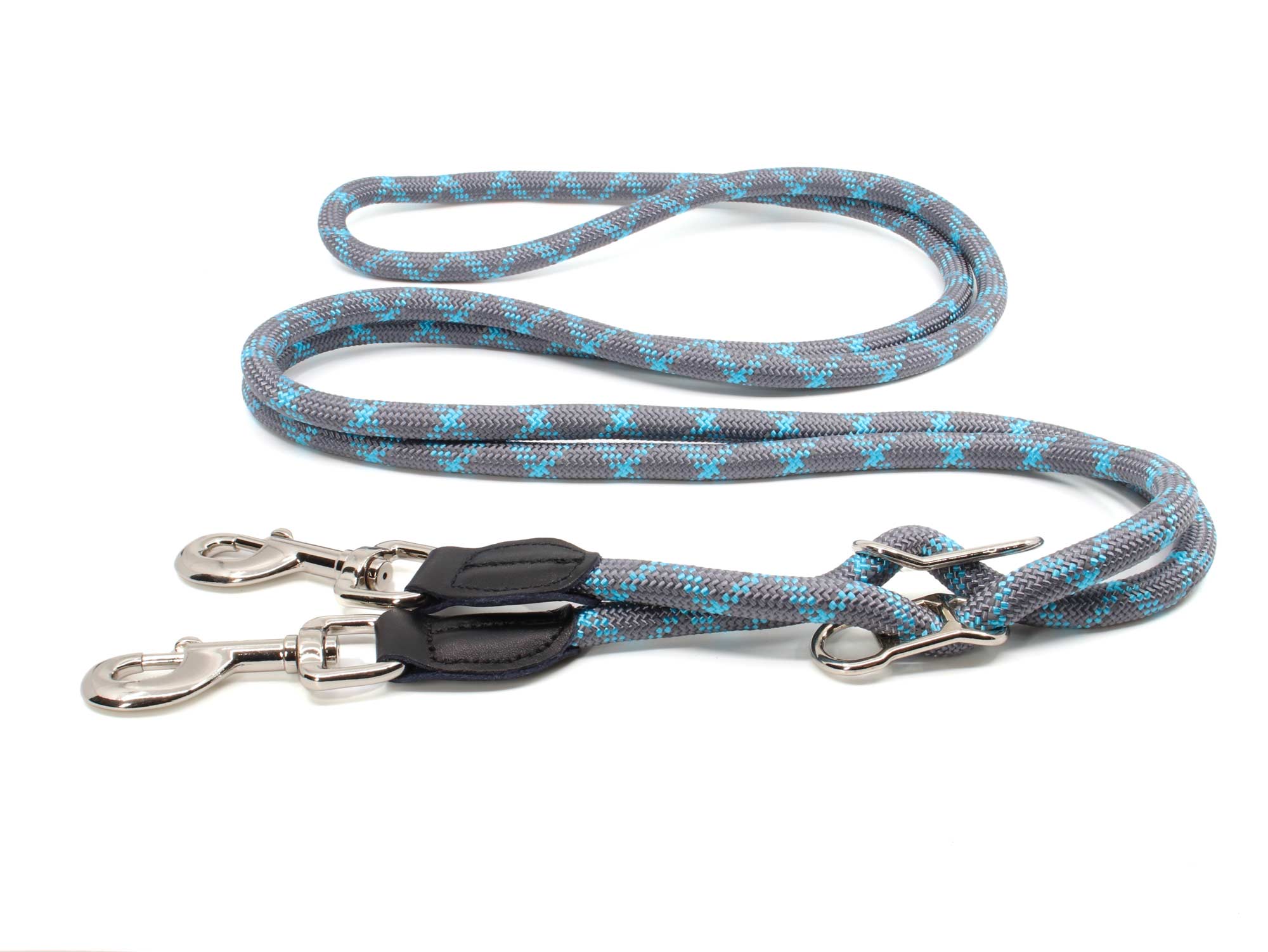 Nylonové vodítko pro psa | 128 cm Barva: Modrá, Šířka vodítka: 0,8 cm