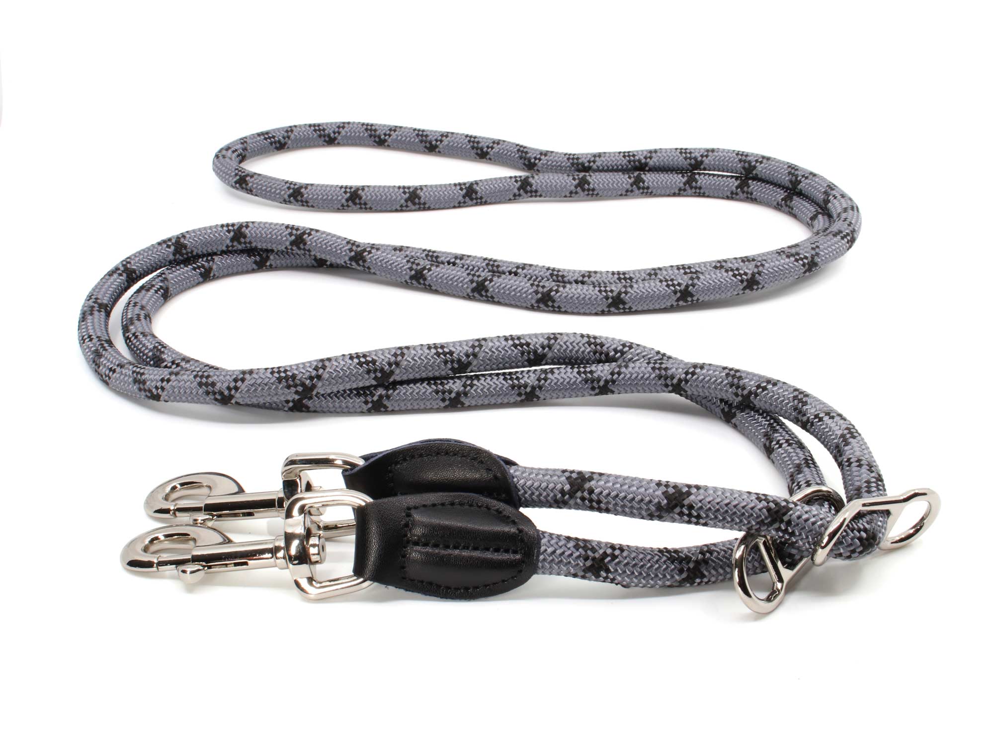 Levně Nylonové vodítko pro psa | 128 cm Barva: Černá, Šířka vodítka: 1,2 cm