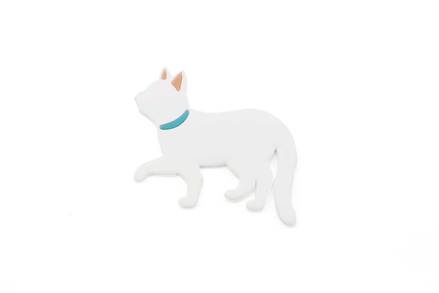 Levně Ola magnety koček na lednici Barva: Bílá