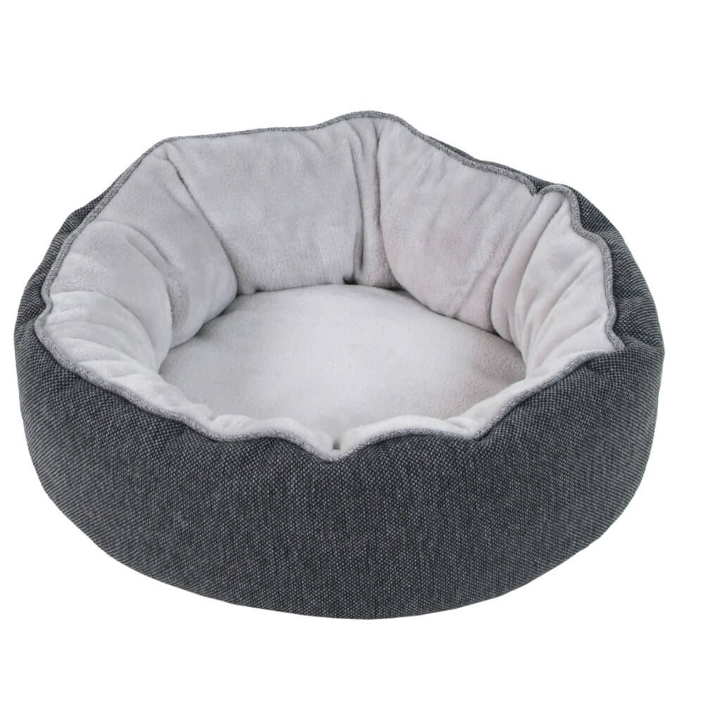 I love pets Emily tmavě šedý kulatý pelech pro psa Barva: Šedá, Rozměr (cm): 65