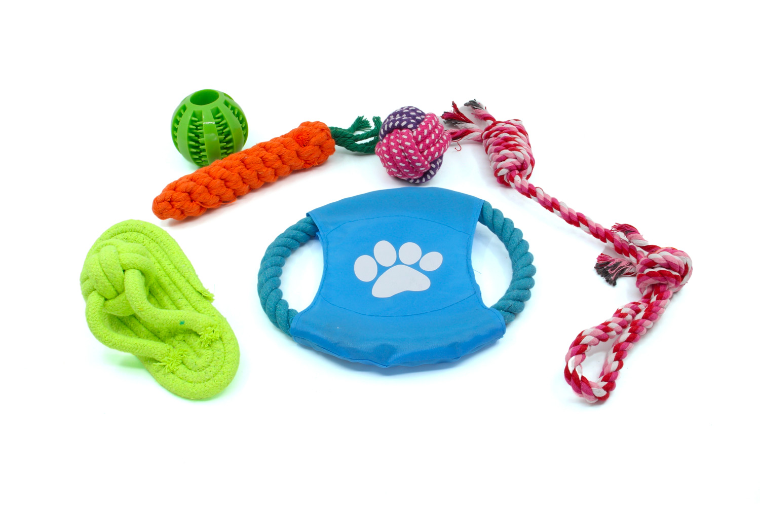 All-purpose Set XV tug toys for dogs | 6 pcs