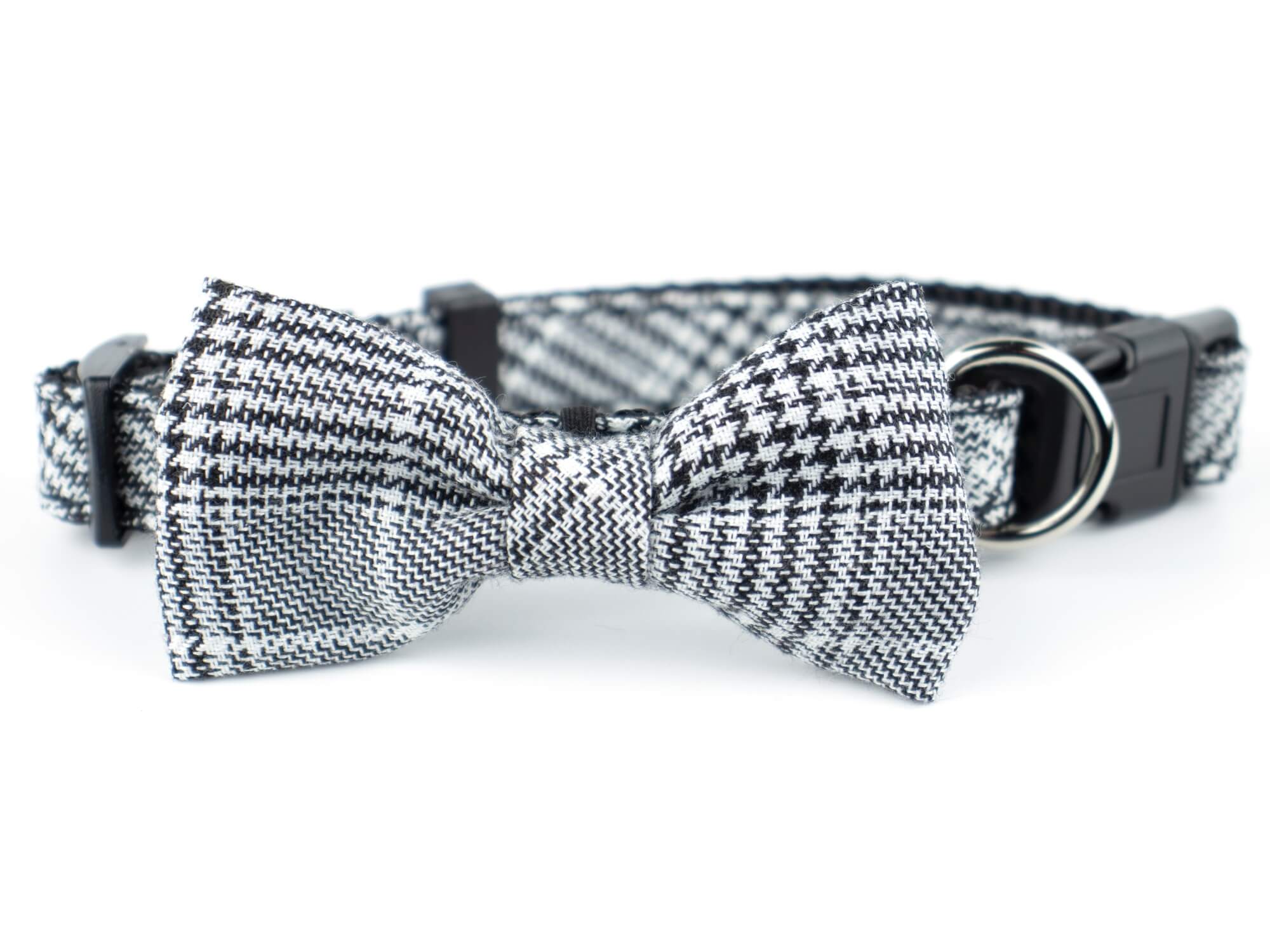 Vsepropejska Strike obojek s motýlkem pro psa | 20 - 36 cm Barva: Šedá, Obvod krku: 20 - 32 cm