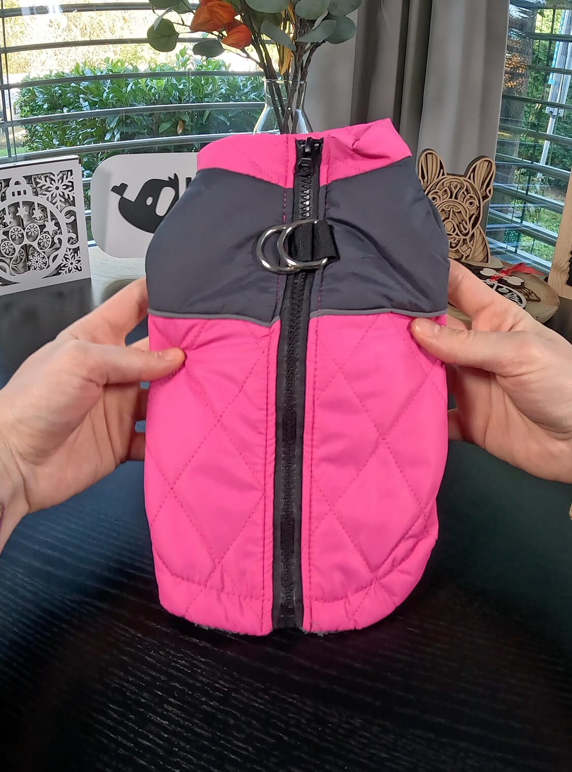 Vsepropejska Terenc obleček pro psa na zip Barva: Růžová, Délka zad (cm): 26, Obvod hrudníku: 30 - 35 cm