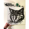3D samolepka na zeď ze dřeva kočka - vsepropejska.cz