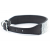 Daily černý luxusní obojek pro psa s kamínky - obojky pro psy - vsepropejska.cz