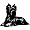 Jorkšírský teriér 14 dřevěná dekorace na zeď - vsepropejska.cz