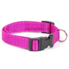 Classic růžový nylonový obojek pro psa