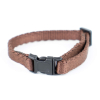 classic hnedy nylonovy obojek pro psa