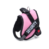 security svetle ruzovy postroj pro psa 51 115 cm
