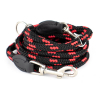 Rope černo-červené přepínací vodítko pro psa z lana | 220 cm