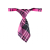 Černo-růžová károvaná kravata pro psa - kravaty pro psy - vsepropejska.cz
