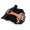 Precious černo-oranžový sportovní postroj pro psa - postroje pro psy - vseporpejska.cz
