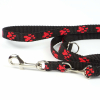 Paw černo-červené přepínací vodítko pro psa | 220 cm