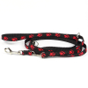 Paw černo-červené přepínací vodítko pro psa | 220 cm