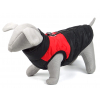 Rainy obleček pro psa na zip xxxxtxtx (Barva Černo-červená, Délka zad psa 2, Obvod hrudníku 55 - 62 cm)