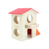 Ziky dřevěný dvoupatrový domeček pro hlodavce - vsepropejska.cz